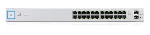 DESCRIPTION (1) UBIQUITI UNIFI MANGED GIGABIT SWITCH BRAND/MODEL US-24 ADDITIONAL INFORMATION 24-PORTS/WHITE/RETAILS AT $199.99 SIZE 17.3" X 8.7" X 1.