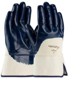 DESCRIPTION (2) PACKS OF (12) PIP ARMORTUFF CHEMICAL-RESISTANT GLOVES BRAND/MODEL 56-3195/XL ADDITIONAL INFORMATION BLUE & NATURAL/SMOOTH/RETAILS AT $