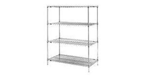 (1) CHROME WIRE SHELF