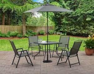 (1) OUTDOOR PATIO DINING SET