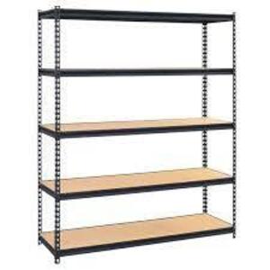 (1) RIVETED STEEL BOLTLESS SHELVING UNIT