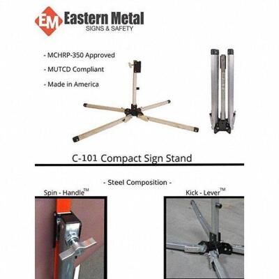 (1) FOLDABLE SIGN COMPATIBILITY ROLL UP