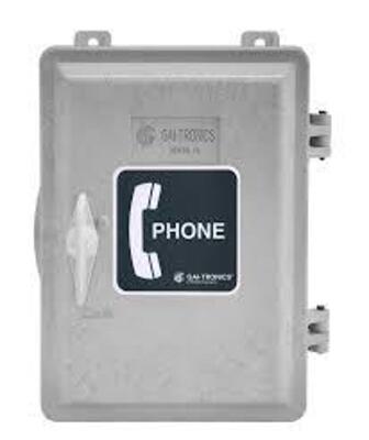 (1) WEATHERPROOF ENCLOSURE BOX FOR TELEPHONE