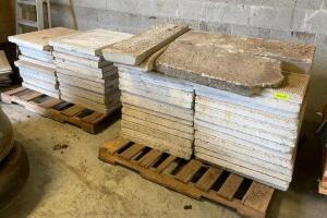 (2) - PALLETS OF ASSORTED PATHWAY TILES