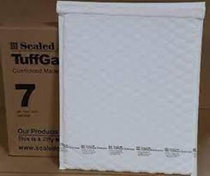 (1) CASE OF (50) CUSHIONED BUBBLE MAILERS