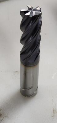 (4) SOLID CARBIDE SQ. END MILL