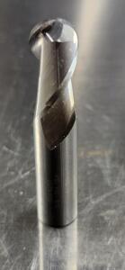 (1) SOLID CARBIDE BALL END MILL