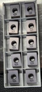 (10) CARBIDE MILLING INSERTS