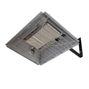 DESCRIPTION (1) DYNA-GLO OVERHEAD GARAGE HEATER BRAND/MODEL OHIR22NB ADDITIONAL INFORMATION 22,000 BTU/COVERAGE: 550 SQ-FT/RETAILS AT $315.11 SIZE 9"L