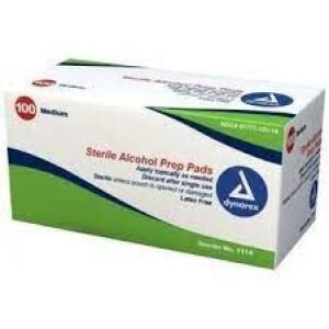 (3) CASES OF (20) BOXES OF (100) STERILE ALCOHOL PADS