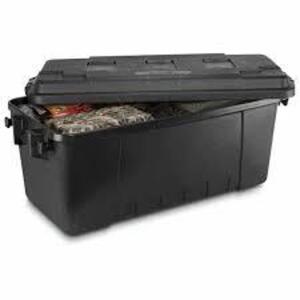 DESCRIPTION: (1) UTILITY TRUNK BRAND/MODEL: PLANO MOLDING #30F068 INFORMATION: BLACK RETAIL$: $60.02 EA SIZE: 12X14X30 QTY: 1