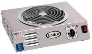 DESCRIPTION: (1) PORTABLE COUNTERTOP HOT PLATE BRAND/MODEL: CADCO #CSR-3T RETAIL$: $170.50 EA SIZE: 14:00 QTY: 1