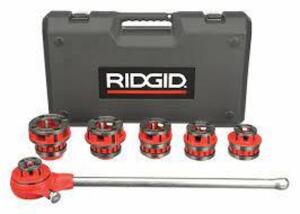 DESCRIPTION: (1) MANUAL RATCHET PIPE THREADER KIT BRAND/MODEL: RIDGID #4A508 RETAIL$: $921.43 EA SIZE: FOR PIPES, 11-1/2, 14 TPI FOR NOMINAL PIPE SIZE