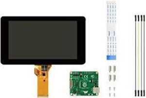 DESCRIPTION: (2) TOUCH SCREEN DISPLAY BRAND/MODEL: RASPBERRY PI RETAIL$: $80.99 EA SIZE: 7" QTY: 2