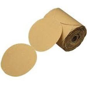 DESCRIPTION: (1) CASE OF (6) ROLLS OF (175) GOLD PAPER DISC BRAND/MODEL: 3M STIKIT #96434 RETAIL$: $137.00 EA SIZE: 6IN QTY: 1