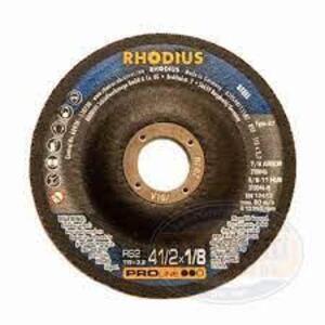 DESCRIPTION: (10) GRINDING WHEELS BRAND/MODEL: RHODIUS/RS57 INFORMATION: FOR USE WITH: STEEL RETAIL$: 17.00 EACH SIZE: 9 X 1/4" QTY: 10