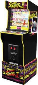 DESCRIPTION: (1) LEGACY EDITION ARCADE MACHINE BRAND/MODEL: ARCADE 1UP INFORMATION: STREET FIGHTER EDITION RETAIL$: $500.00 EA QTY: 1