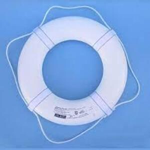 DESCRIPTION: (2) LIFE PRESERVER BRAND/MODEL: JIM-BUOY #G-19 INFORMATION: WHITE RETAIL$: $64.19 EA SIZE: 19 IN QTY: 2