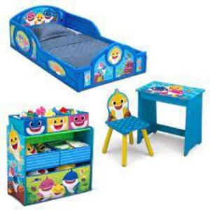 DESCRIPTION: (1) BEDROOM SET BRAND/MODEL: DELTA CHILDREN #99253CM INFORMATION: COCOMELON RETAIL$: $129.99 EA QTY: 1