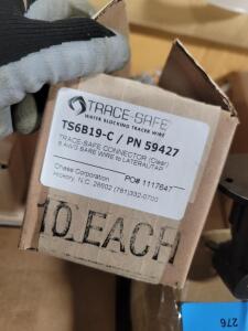 DESCRIPTION: (8) BOXES OF (10) TRACE SAFE TRACER WIRE BRAND/MODEL: NEPTCO #TS6B19-C/ PN 59427 RETAIL$: $40.00 EA QTY: 8