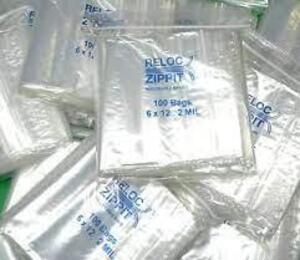 DESCRIPTION: (1) CASE OF (1000) RELOC ZIPPIT POLY BAGS BRAND/MODEL: ZIPPIT RETAIL$: $100.00 EA SIZE: 5X7X2 QTY: 1