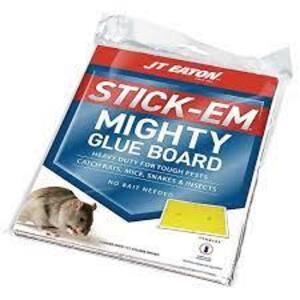 DESCRIPTION: (3) MIGHTY GLUE BOARD BRAND/MODEL: STICK-EM 157 RETAIL$: $5.00 EA QTY: 3