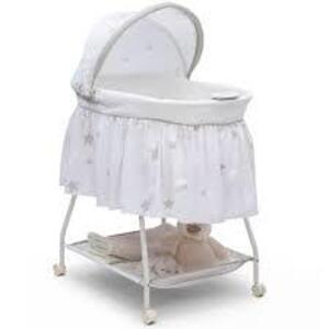 DESCRIPTION: (1) SWEET BEGINNINGS BASSINET BRAND/MODEL: DELTA CHILDREN $25021-2066 RETAIL$: $50.00 EA QTY: 1