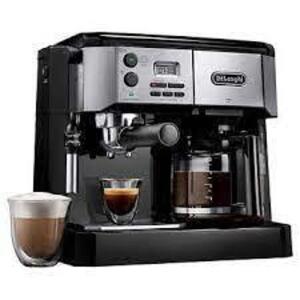 DESCRIPTION: (1) ALL IN ONE COFFEE AND ESPRESSO MAKER BRAND/MODEL: DELONGHI #1329550 RETAIL$: $250.00 EA QTY: 1