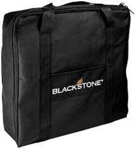 DESCRIPTION: (1) GRIDDLE COVER AND CARRY BAG BRAND/MODEL: BLACKSTONE INFORMATION: BLACK RETAIL$: $30.00 EA SIZE: 17" QTY: 1