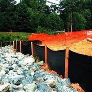 DESCRIPTION: (1) ROLL OF SILT FENCE BRAND/MODEL: TENAX RETAIL$: $50.00 EA SIZE: 3FTX100FT QTY: 1