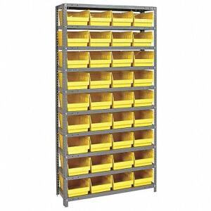 DESCRIPTION: (1) CASE OF JUST THE YELLOW STORAGE BINS BRAND/MODEL: QUANTUM STORAGE SYSTEMS #24K051 RETAIL$: $254.57 EA QTY: 1