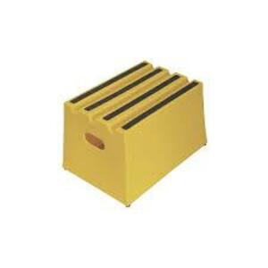 DESCRIPTION: (1) POLYETHYLENE STEP STOOL BRAND/MODEL: VESTIL INFORMATION: YELLOW RETAIL$: $83.02 EA SIZE: 11.75 INCHES QTY: 1