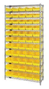 DESCRIPTION: (1) SET OF SHELVES FOR BIN STORAGE SYSTEM BRAND/MODEL: QUANTUM STORAGE SYSTEMS #S12X36-5 INFORMATION: JUST THE SHELVES. IMAGES ARE FOR IL