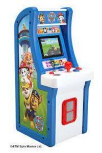 DESCRIPTION: (1) ARCADE MACHINE BRAND/MODEL: ARCADE 1UP INFORMATION: PAW PATROL RETAIL$: $242.50 EA QTY: 1