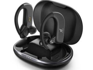 DESCRIPTION: (1) EPIC BASS WIRELESS SPORT EAR PHONES BRAND/MODEL: SOUNDCORE BY ANKER SPIRIT X2 RETAIL$: 79.99 QTY: 1