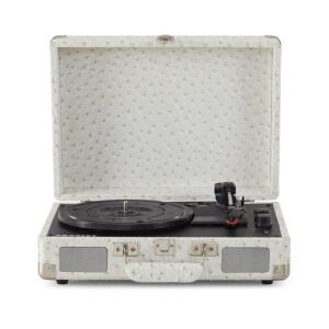 DESCRIPTION: (1) CRUISER PLUS BLUETOOTH TURNTABLE BRAND/MODEL: CROSLEY CRUISER RETAIL$: 69.97 QTY: 1