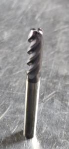 DESCRIPTION: (1) SOLID CARBIDE CORNER RDIUS END MILL BRAND/MODEL: ACCUPRO 08484024 RETAIL$: 44.41 SIZE: 1/4" DIA 0.09 RAD QTY: 1