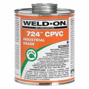 DESCRIPTION: (4) PIPE CEMENT BRAND/MODEL: WELD-ONE #29JA20 INFORMATION: GRAY RETAIL$: 22.05 SIZE: 16 OZ QTY: 4