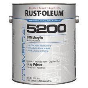 DESCRIPTION: (2) DTM ACRYLIC PRIMER BRAND/MODEL: RUST-OLEUM INDUSTRIAL CHOICE #5281402 INFORMATION: GRAY IMAGES ARE FOR ILLUSTRATION PURPOSES ONLY AND