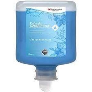 DESCRIPTION: (6) FOAM HAND SOAP BRAND/MODEL: REFRESH AZURE #SBSAZU1L RETAIL$: 32.25EA SIZE: 1 L QTY: 6