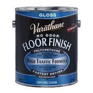 DESCRIPTION: (2) FLOOR FINISH BRAND/MODEL: VARATHANE #9170948358 INFORMATION: CRYSTAL CLEAR RETAIL$: $200.32 EA SIZE: 1 GALLON QTY: 2