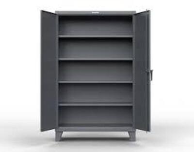 DESCRIPTION: (1) INDUSTRIAL CABINET BRAND/MODEL: STRONGHOLD #56-244 INFORMATION: GREY MUST COME INSPECT SEE PHOTOS FOR MINOR DAMAGE RETAIL$: $2,339.00