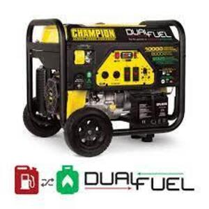 DESCRIPTION: (1) PORTABLE GENERATOR BRAND/MODEL: CHAMPION POWER EQUIPMENT #53EC16 RETAIL$: $1,346.29 EA SIZE: 8000/7252 W, 10,000/9,025 W QTY: 1