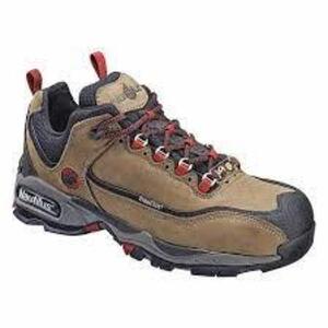 DESCRIPTION: (1) PAIR OF STEEL SAFETY TOE SHOES BRAND/MODEL: NAUTILUS #N1392 RETAIL$: $100.00 EA SIZE: SIZE 15W MENS QTY: 1