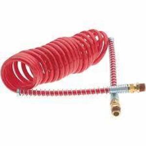 DESCRIPTION: (2) COILED AND SELF STORING HOSE BRAND/MODEL: VALUE COLLECTION #43594233 INFORMATION: RED RETAIL$: $40.00 EA SIZE: 15 FT 1/2 DEA QTY: 2