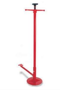 DESCRIPTION: (1) UNDERHOIST STAND WITH FOOT PEDAL BRAND/MODEL: AMERICAN FORGE AND FOUNDRY #3320A INFORMATION: RED RETAIL$: $152.44 EA SIZE: 1650 LB QT