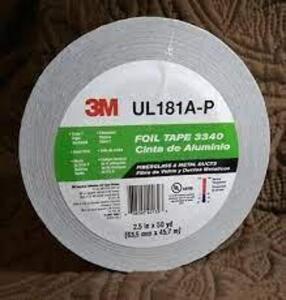 DESCRIPTION: (5) ROLLS OF FOIL TAPE BRAND/MODEL: SHOP 3M #UL181A-P INFORMATION: FOIL RETAIL$: $20.00 EA SIZE: 2.5X150 FT QTY: 5