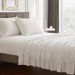 DESCRIPTION: (1) BED SHEET SET BRAND/MODEL: SWEET HOME INFORMATION: WHITE RETAIL$: $40.00 EA SIZE: KING QTY: 1