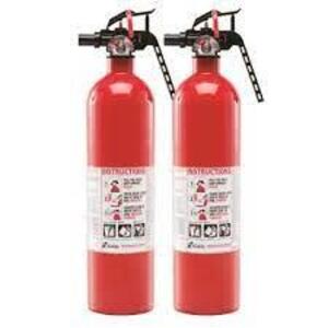 DESCRIPTION: (1) FIRE EXTINGUISHER TWIN PACK BRAND/MODEL: KIDDE RETAIL$: $40.00 EA SIZE: 2.5 LB QTY: 1