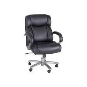 DESCRIPTION: (1) BIG AND TALL MID BACK OFFICE CHAIR BRAND/MODEL: SAFCO #3503BL INFORMATION: BLACK RETAIL$: $408.12 EA SIZE: 400 LB CAP QTY: 1